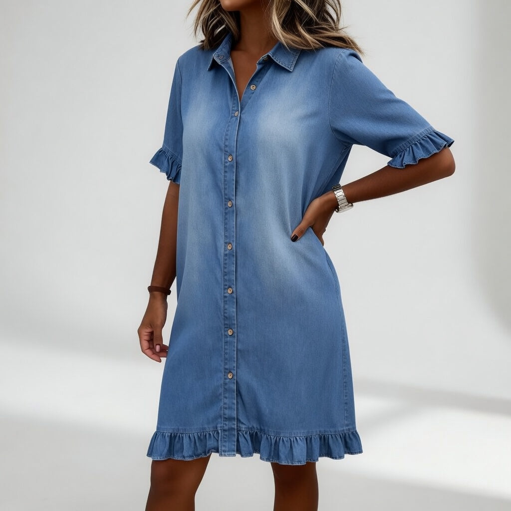 Arlène | Denimskjortekjole