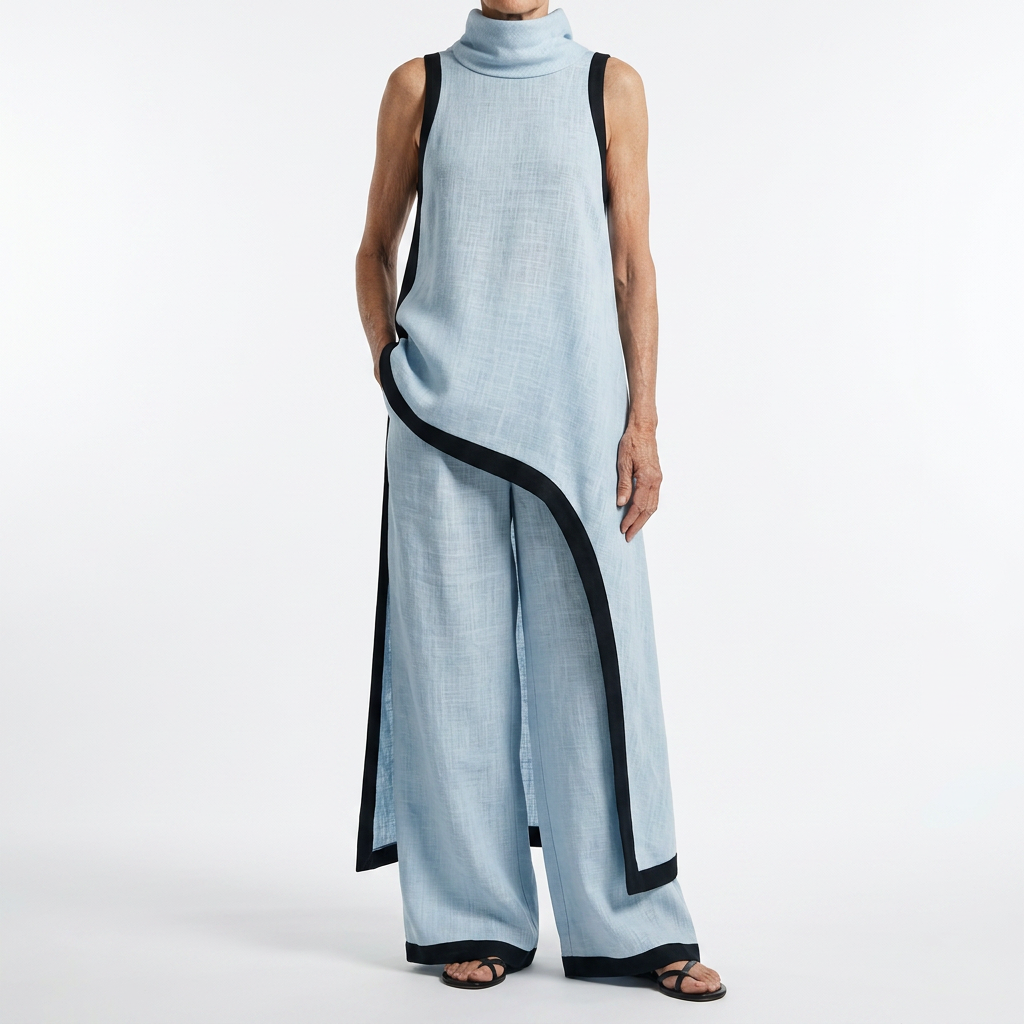 Liliana | Lang kjole med print