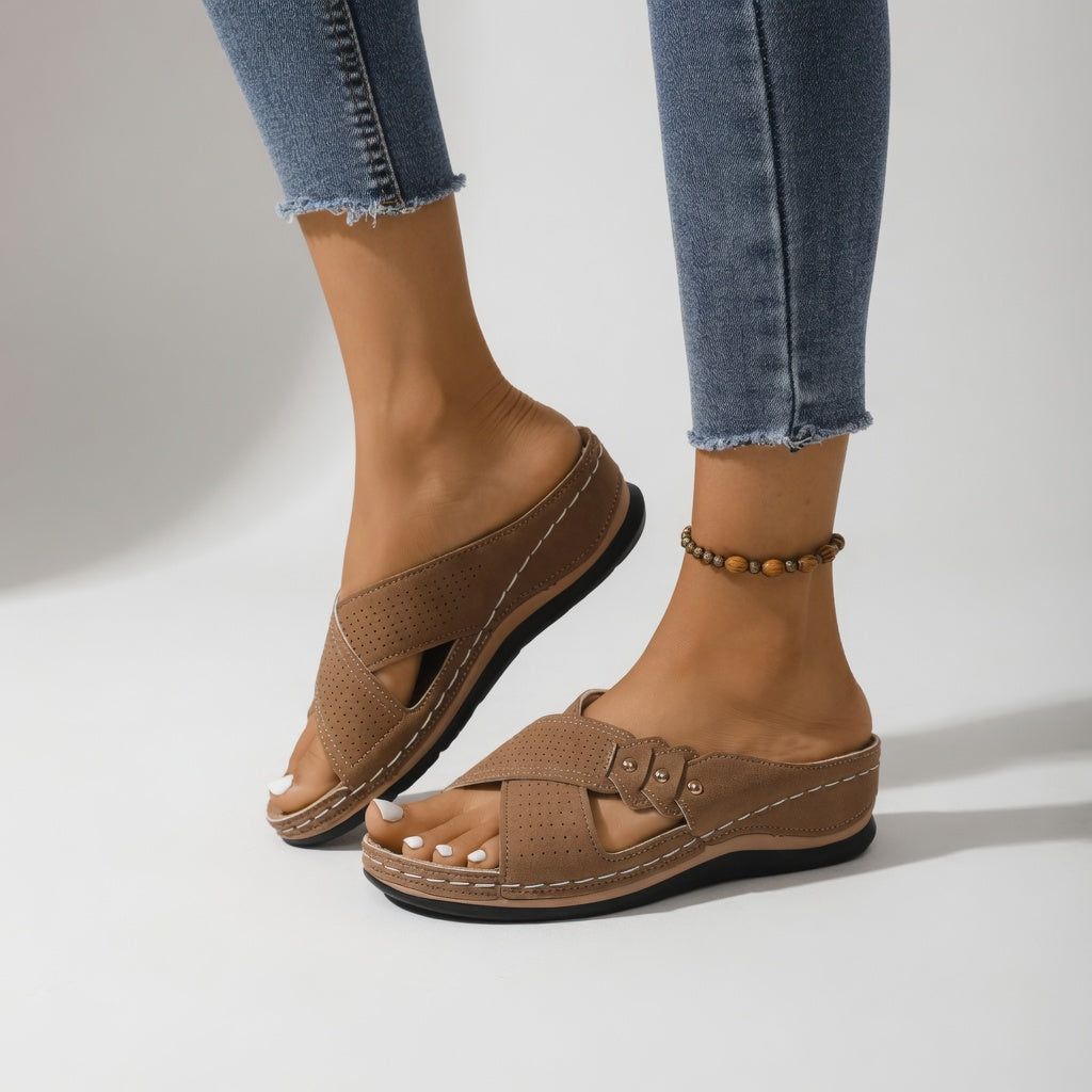Jade | Sandaler med krydsremme