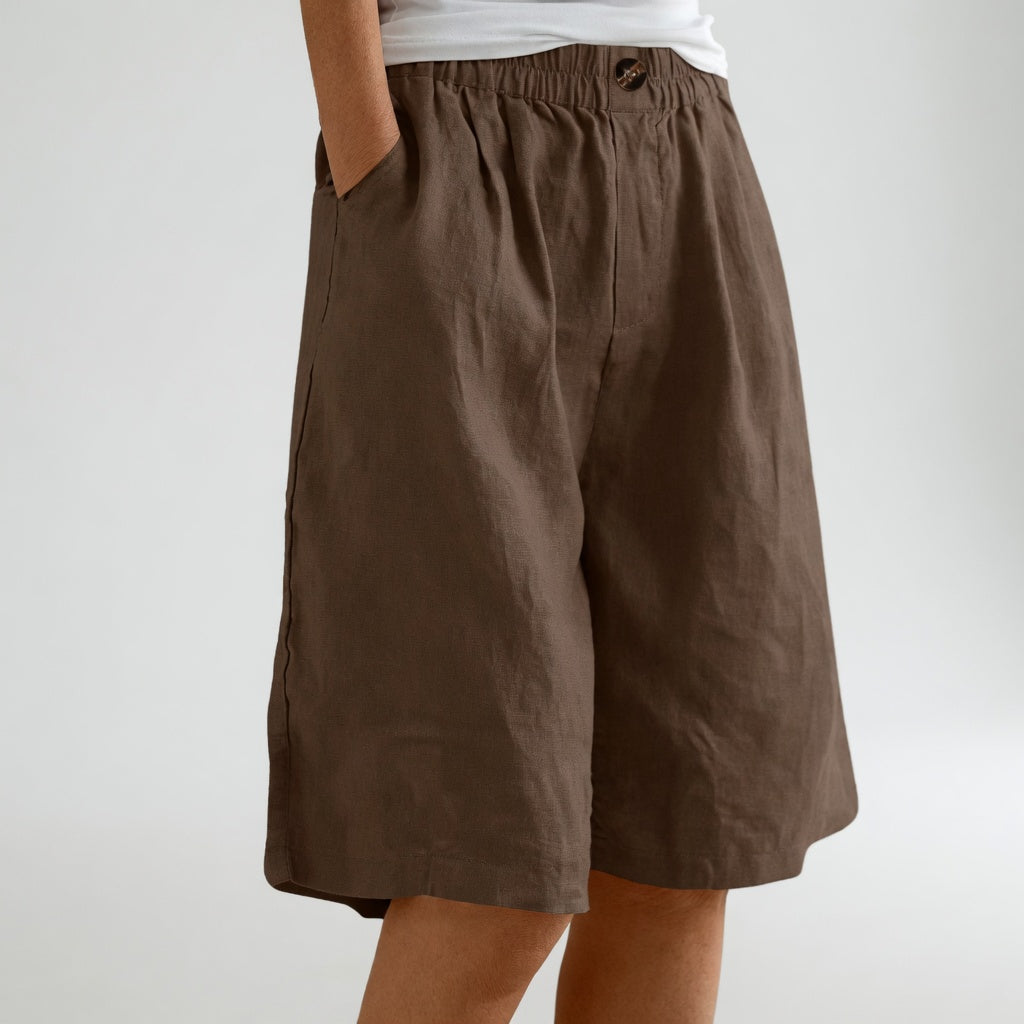 Yvette | Løse shorts med elastisk talje