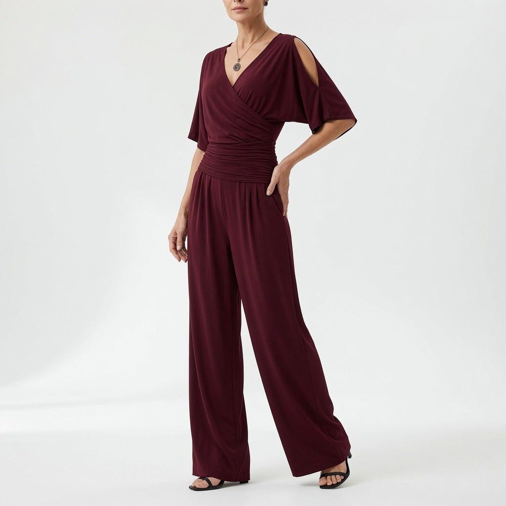 Marcelline | Slå-om-jumpsuit med markeret talje