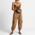Rosa | Boheme-jumpsuit med print