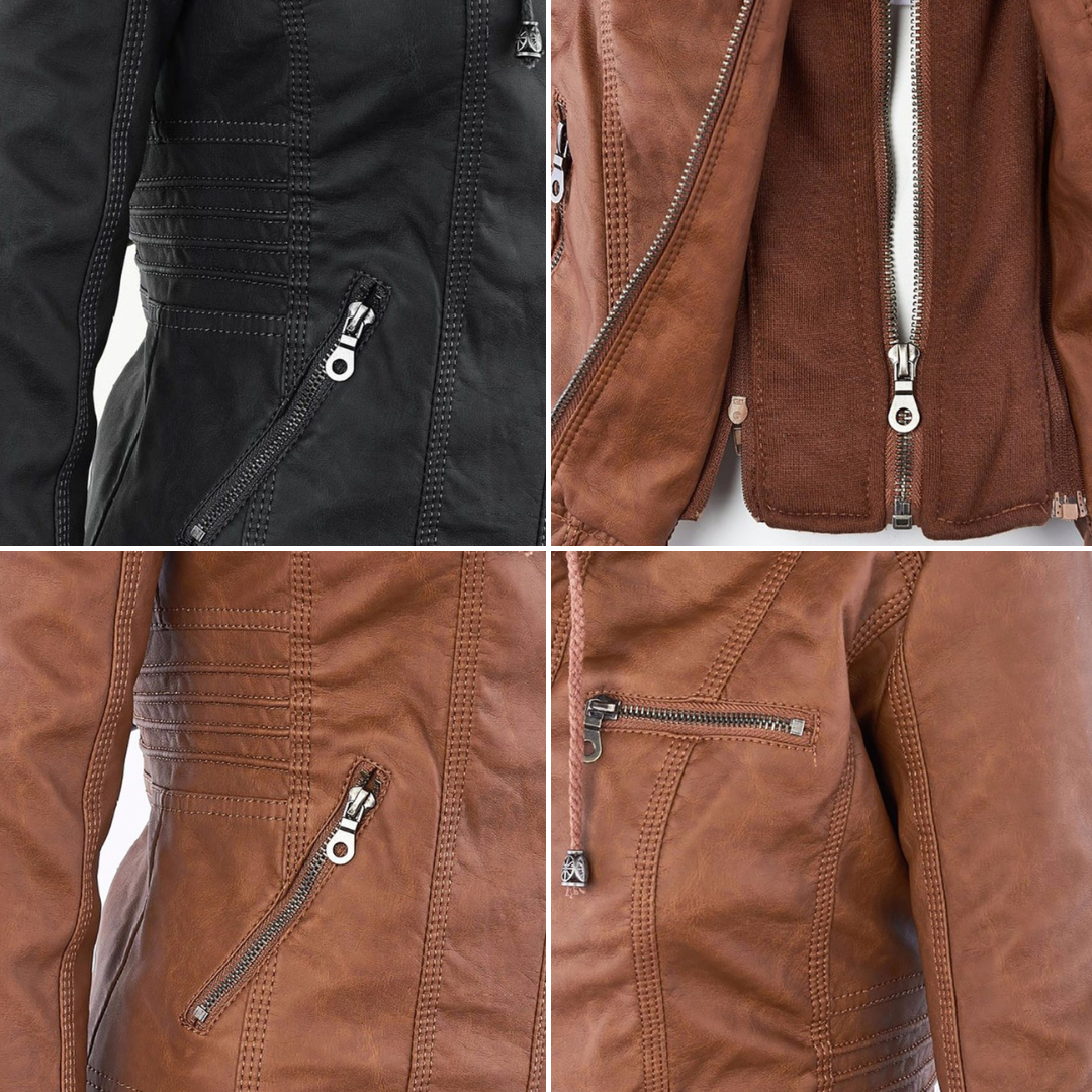 Mona | Struktureret jakke med urban stil