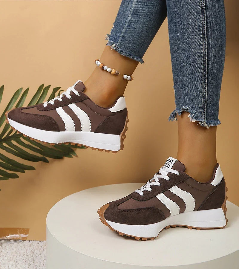Delphine | Elegante sneakers med plateau