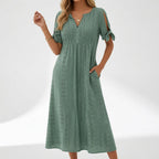 Corisande | Broderet bohemekjole