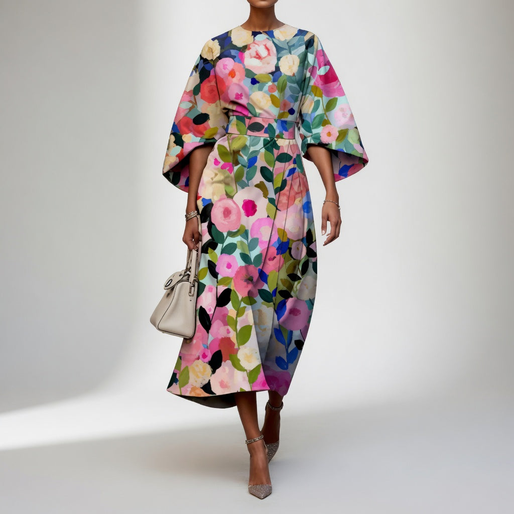 Marylou | Blomstret kimono