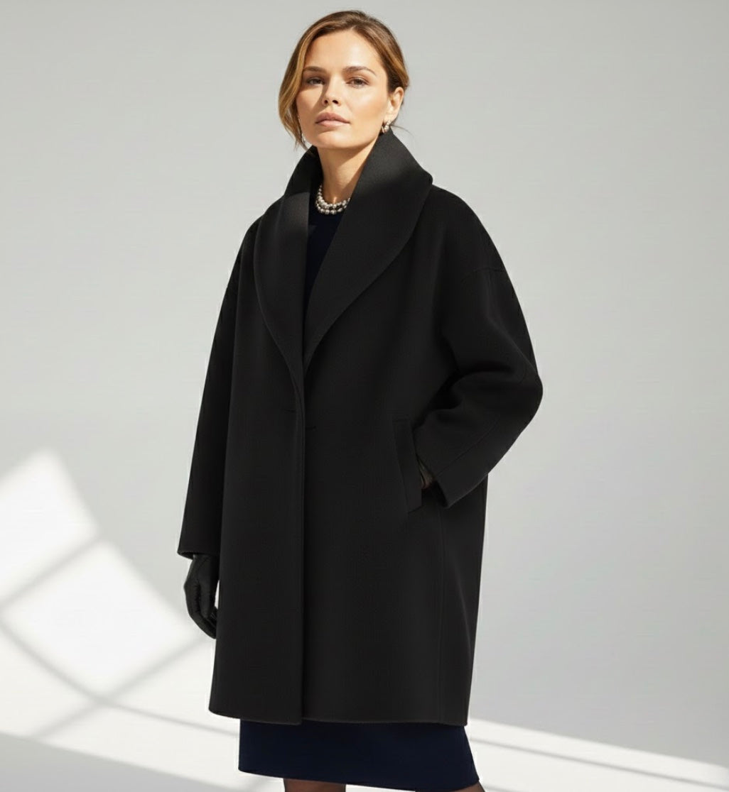 Élyane | Elegant cocoonfrakke