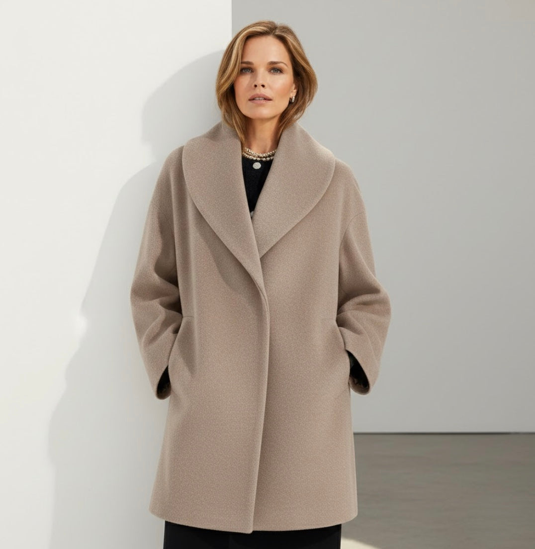 Élyane | Elegant cocoonfrakke
