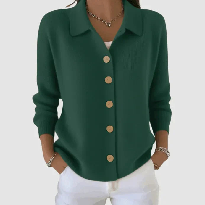 Camille | Let cardigan med knapper