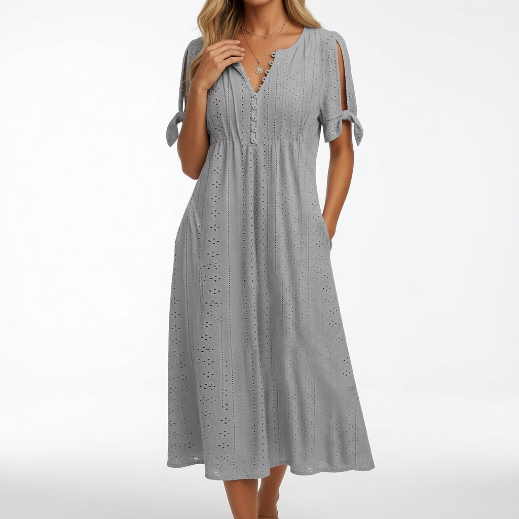 Corisande | Broderet bohemekjole