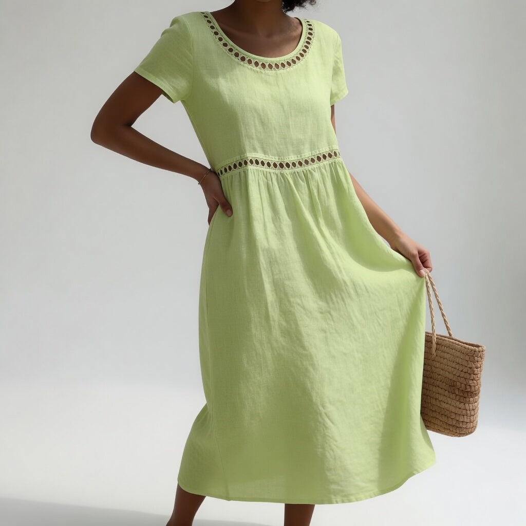 Ysabel | Broderet midikjole