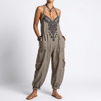 Rosa | Boheme-jumpsuit med print