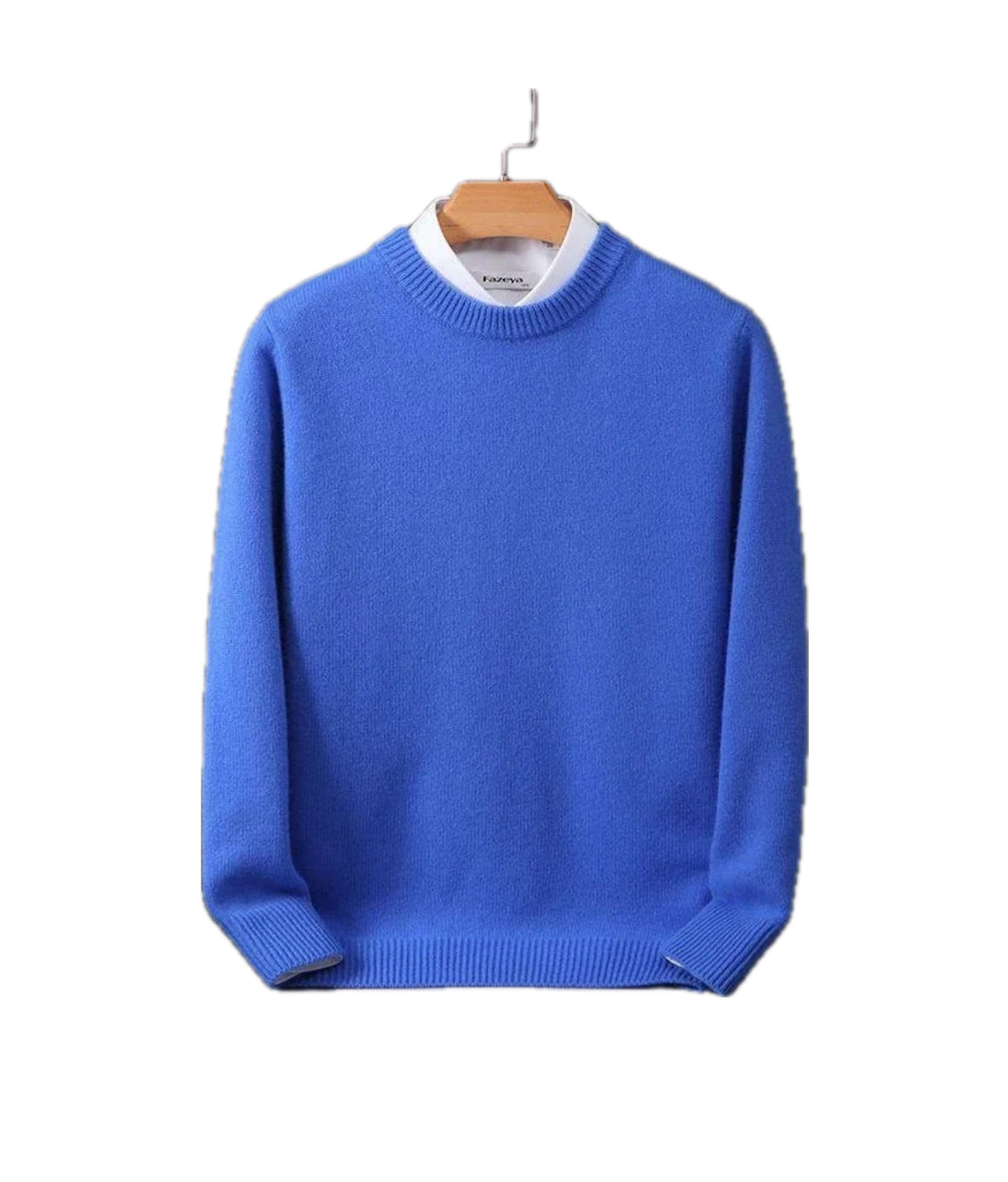 Valère | Rundhalset sweater med kashmirlook