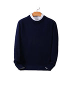 Valère | Rundhalset sweater med kashmirlook
