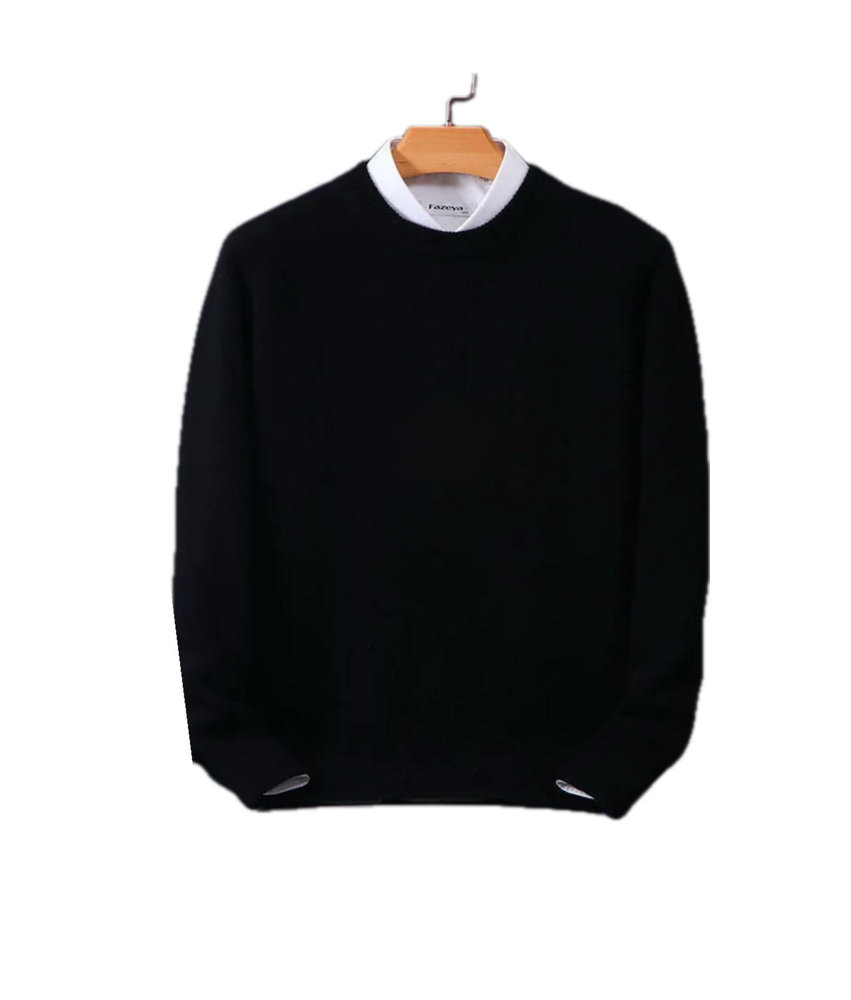 Valère | Rundhalset sweater med kashmirlook