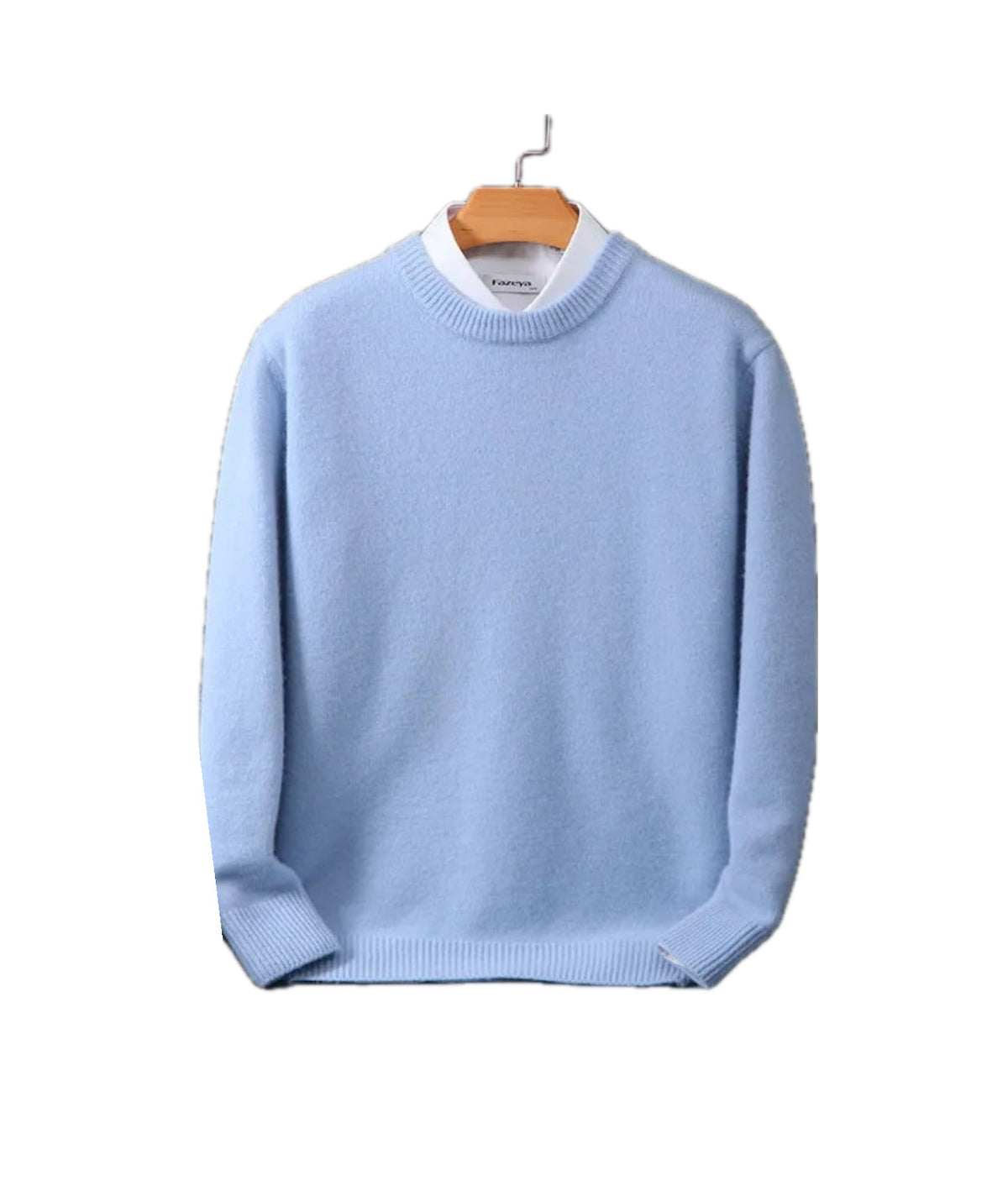 Valère | Rundhalset sweater med kashmirlook