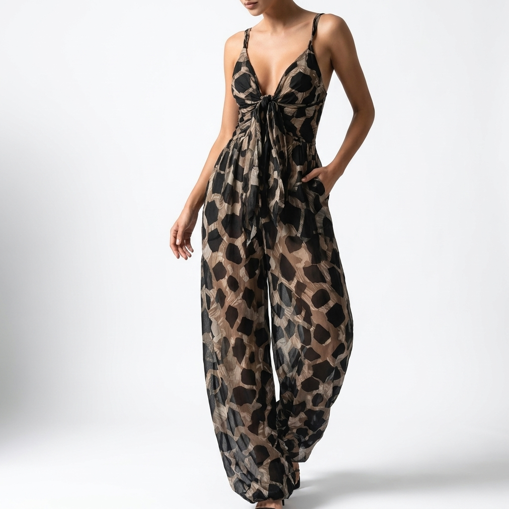 Rita | Jumpsuit med leopardprint