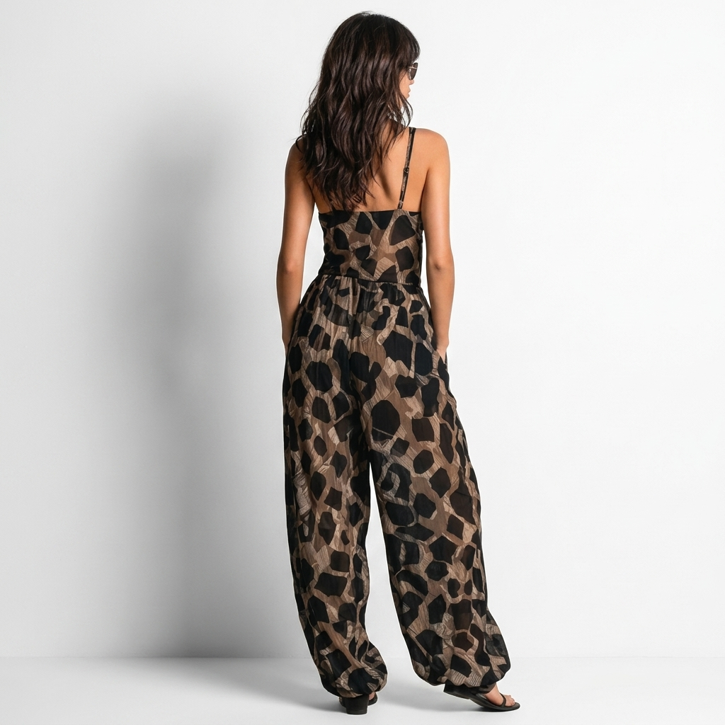 Rita | Jumpsuit med leopardprint
