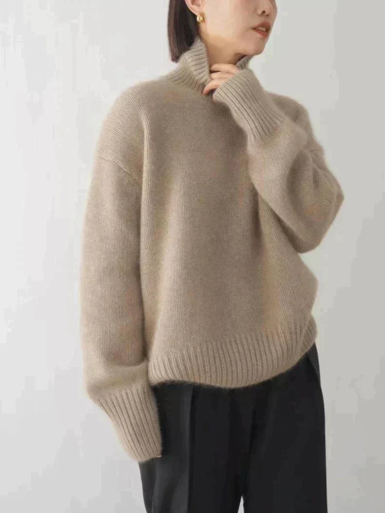 Amélie | Blød rullekravesweater
