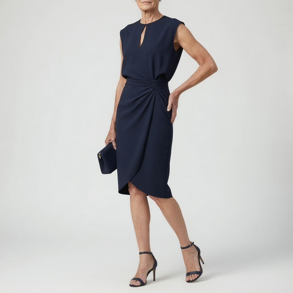 Elmire | Draperet midikjole