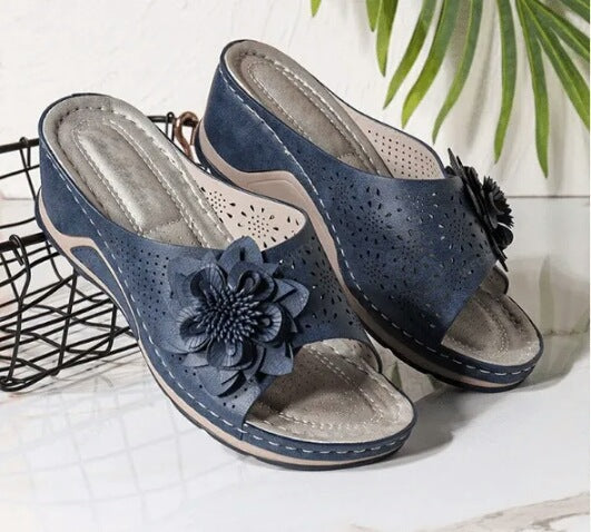 Marjolaine | Slip-on-sandaler med støtte