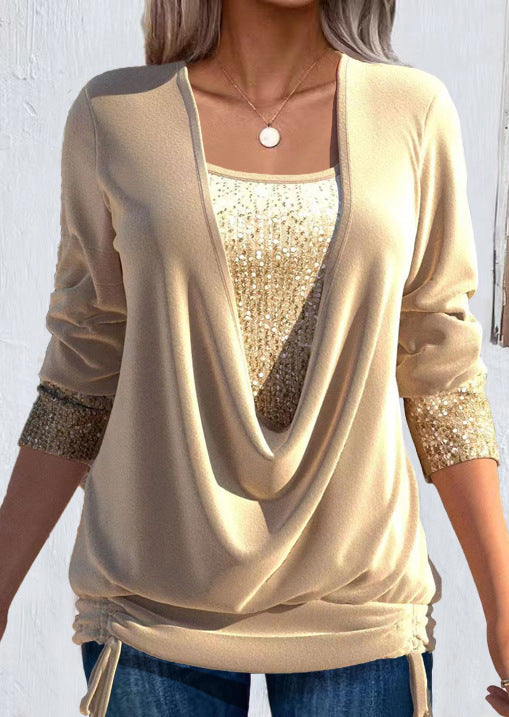 Valentine | Lang bluse med lag-på-lag-look