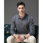 Perceval | Pullover med polokrave i kashmirlook