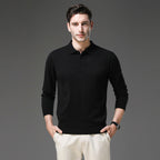 Perceval | Pullover med polokrave i kashmirlook