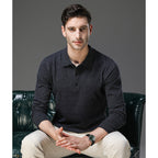 Perceval | Pullover med polokrave i kashmirlook