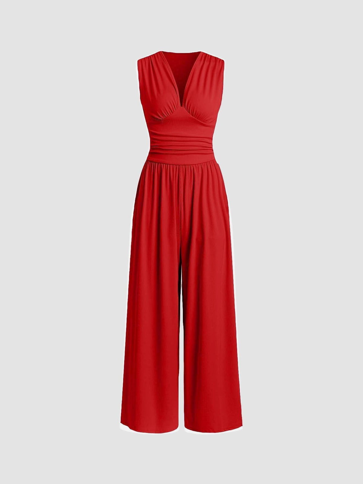 Alma | Ærmeløs, flydende jumpsuit