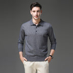 Perceval | Pullover med polokrave i kashmirlook