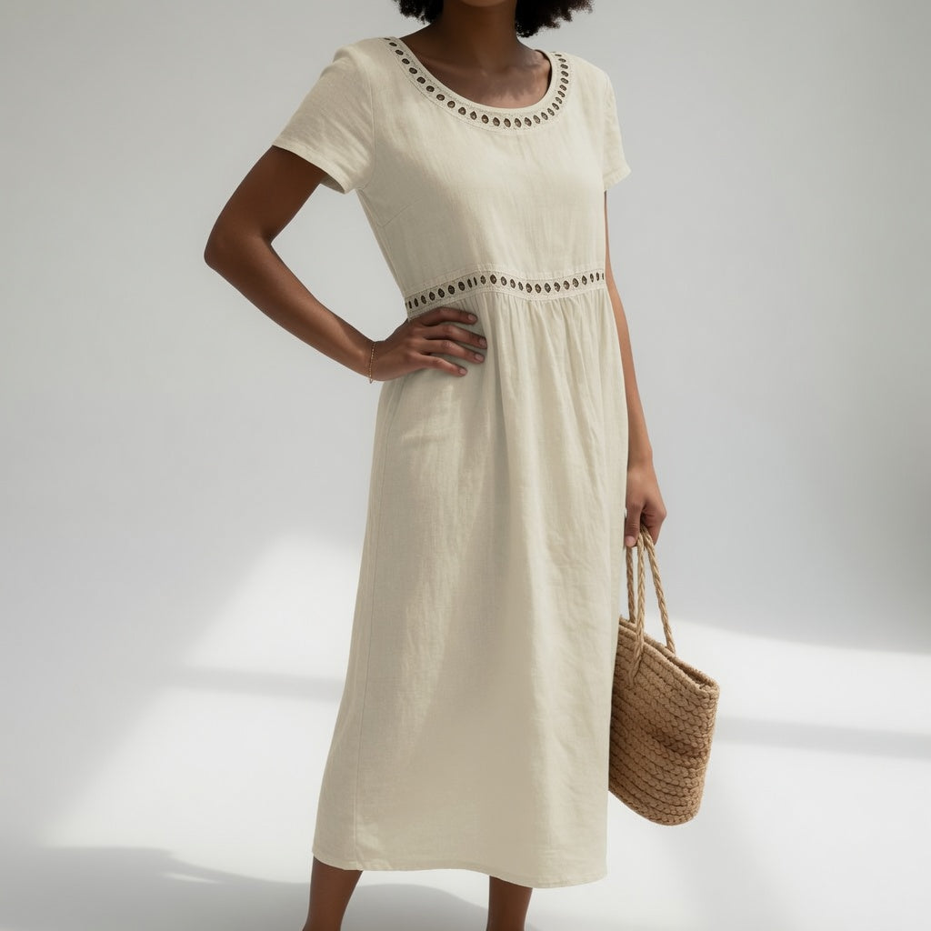 Ysabel | Broderet midikjole
