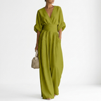 Calista | Sommerlig slå-om-jumpsuit