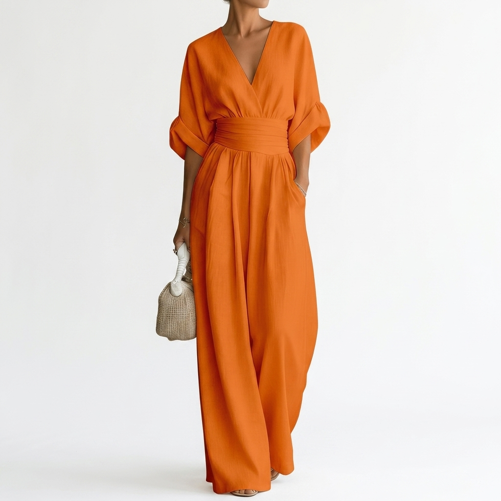 Calista | Sommerlig slå-om-jumpsuit