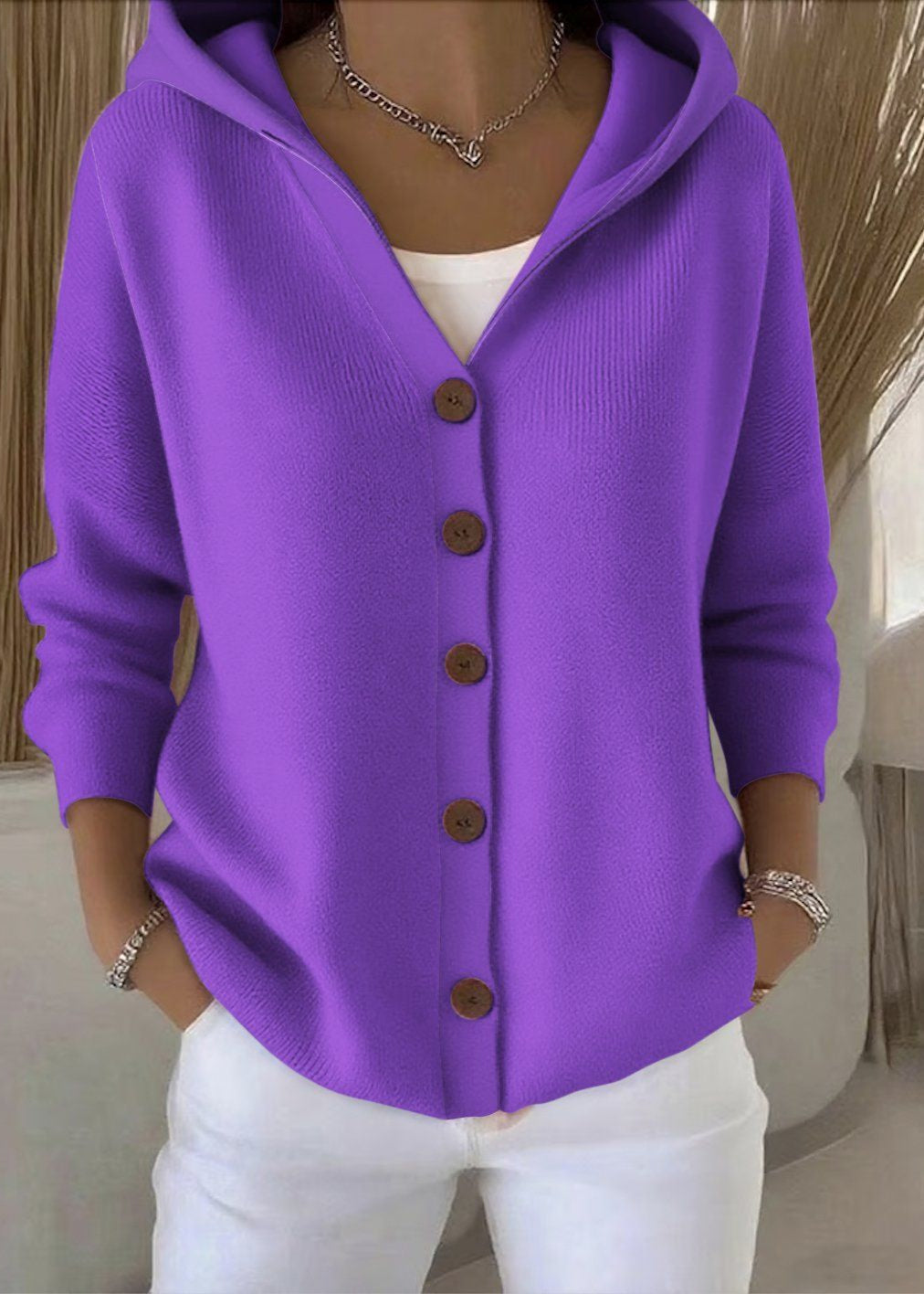 Zoé | Blød strikcardigan
