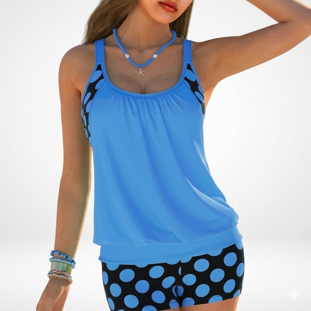 Laly | Tankini med prikker