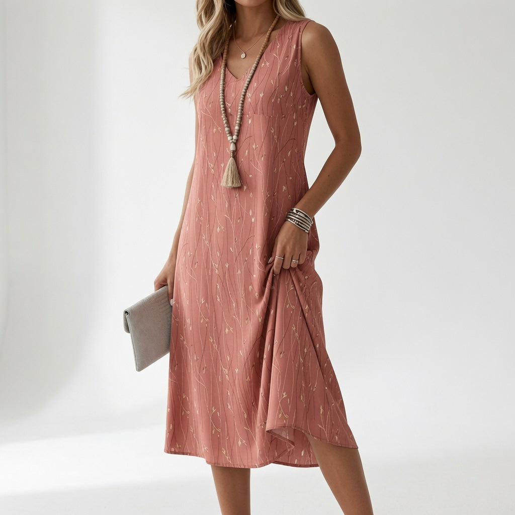 Flaminia | Bohemekjole med print