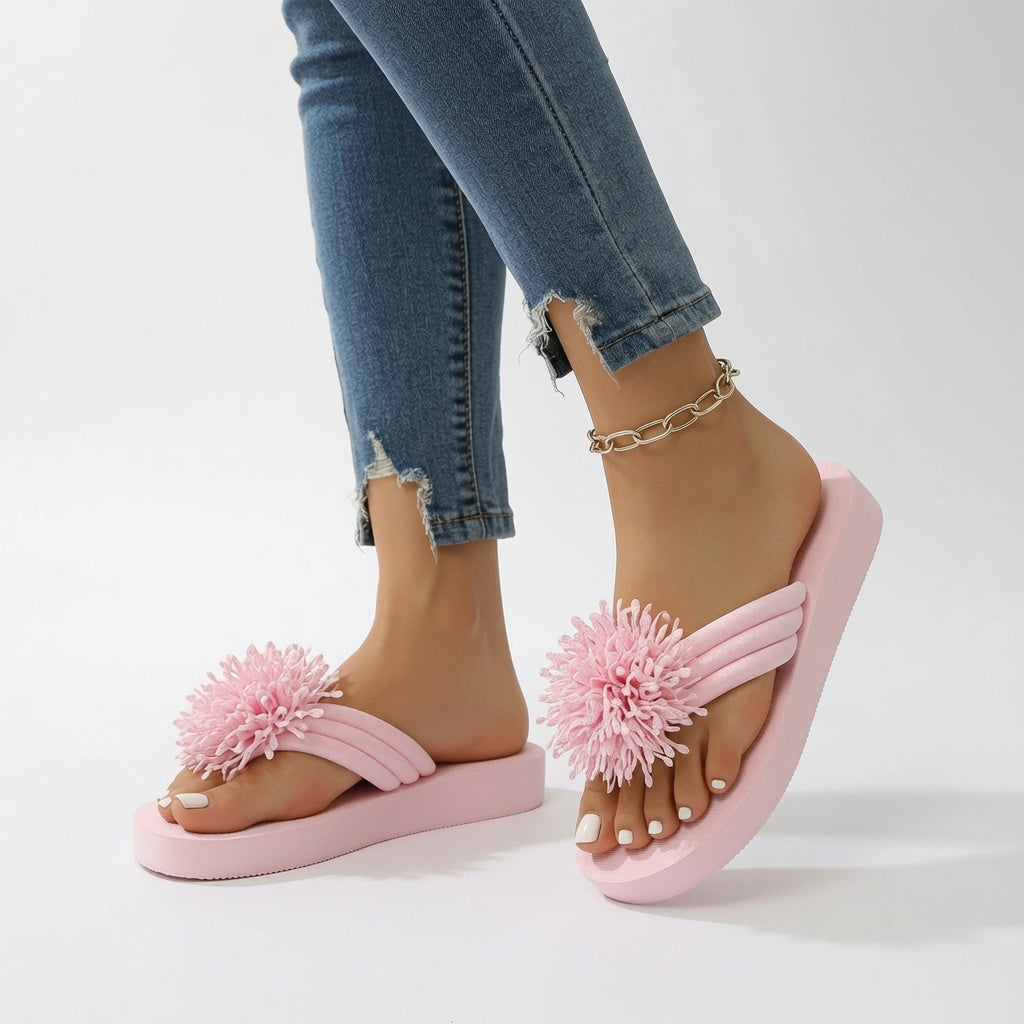 Dominique | Blomstrede sandaler