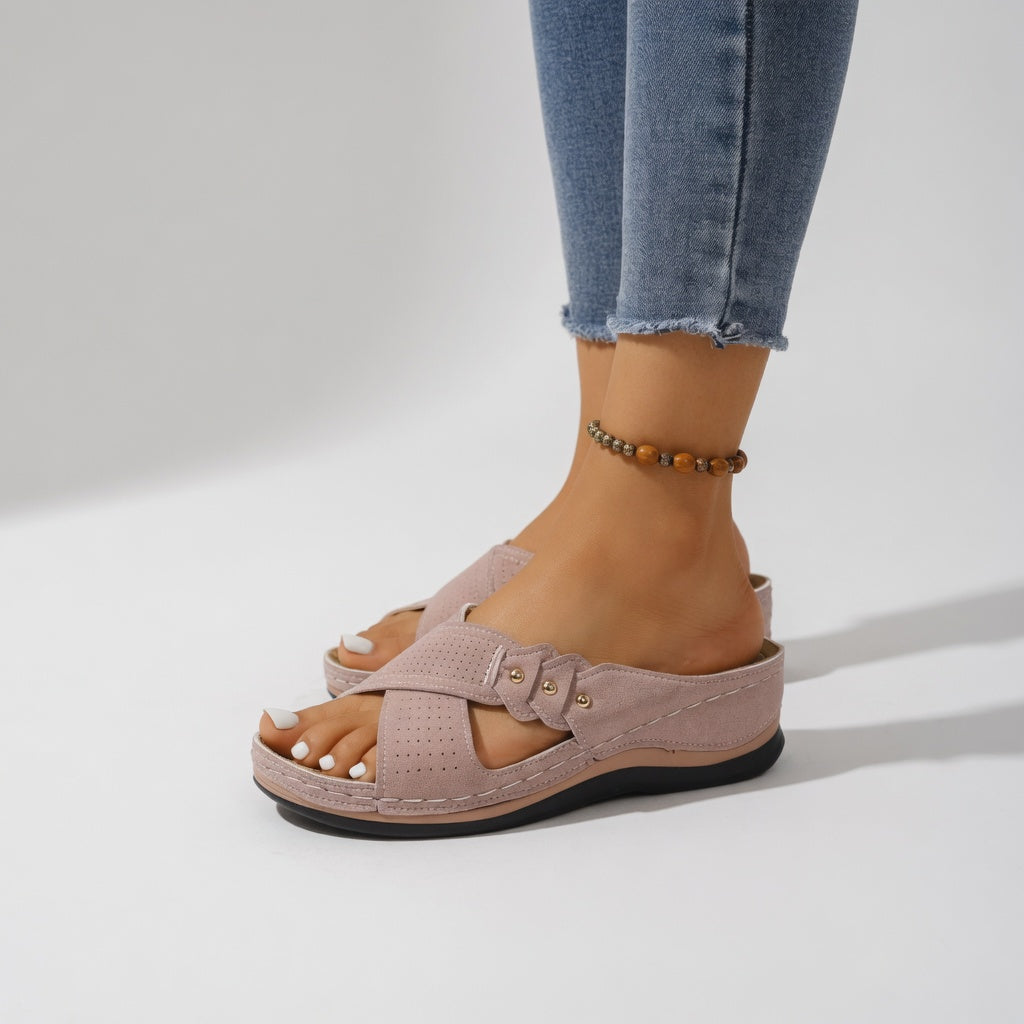 Jade | Sandaler med krydsremme