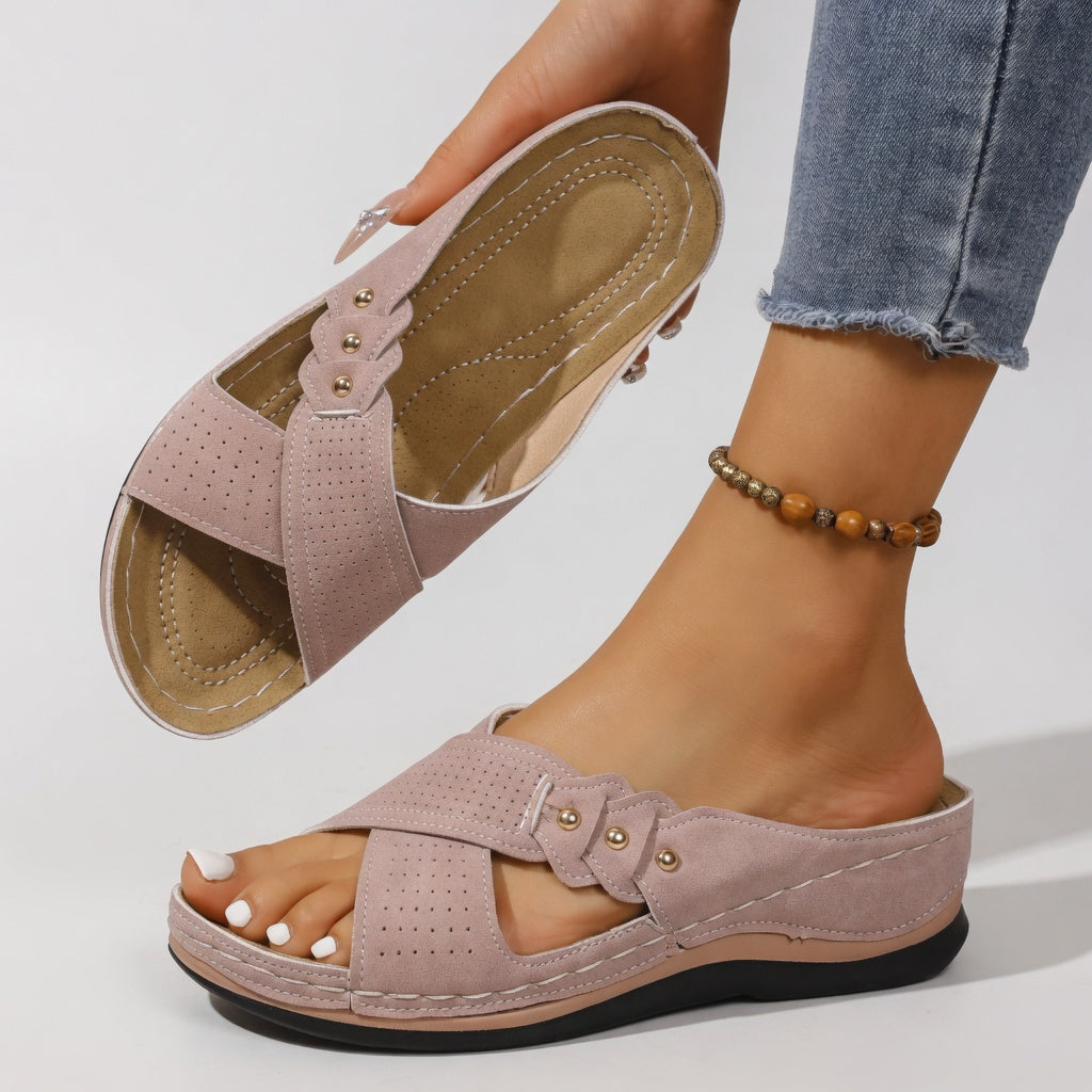 Jade | Sandaler med krydsremme