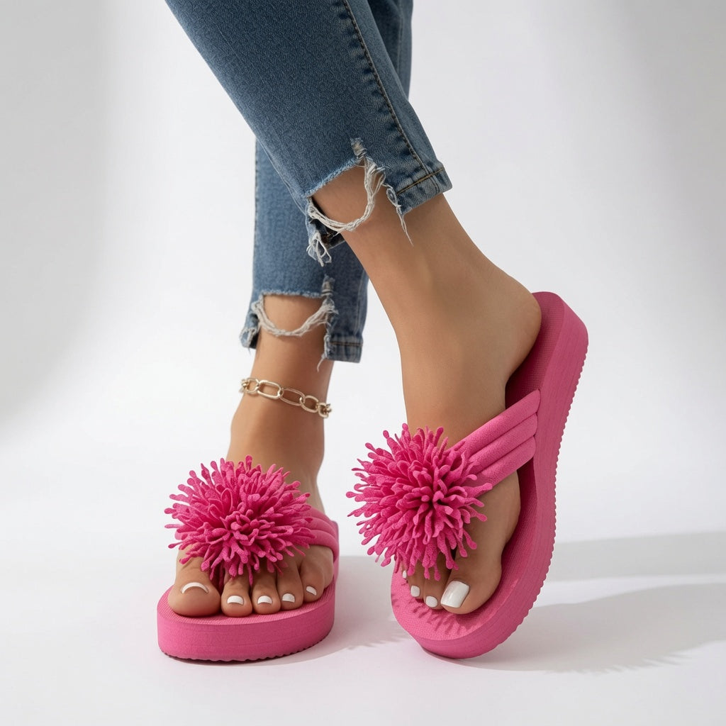 Dominique | Blomstrede sandaler
