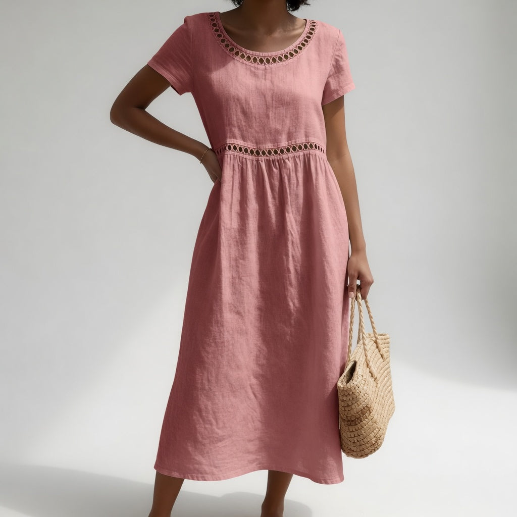 Ysabel | Broderet midikjole