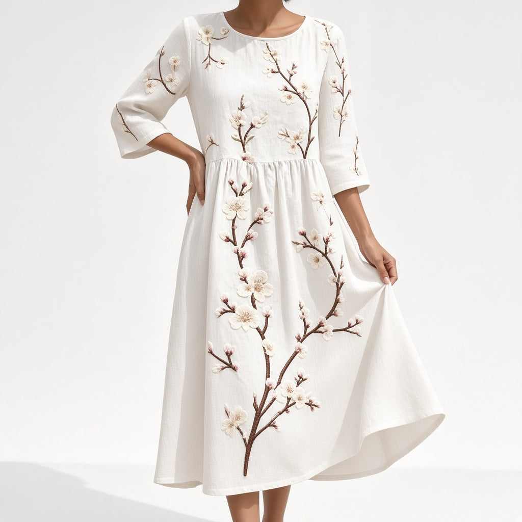 Guenièvre | Broderet bohemekjole