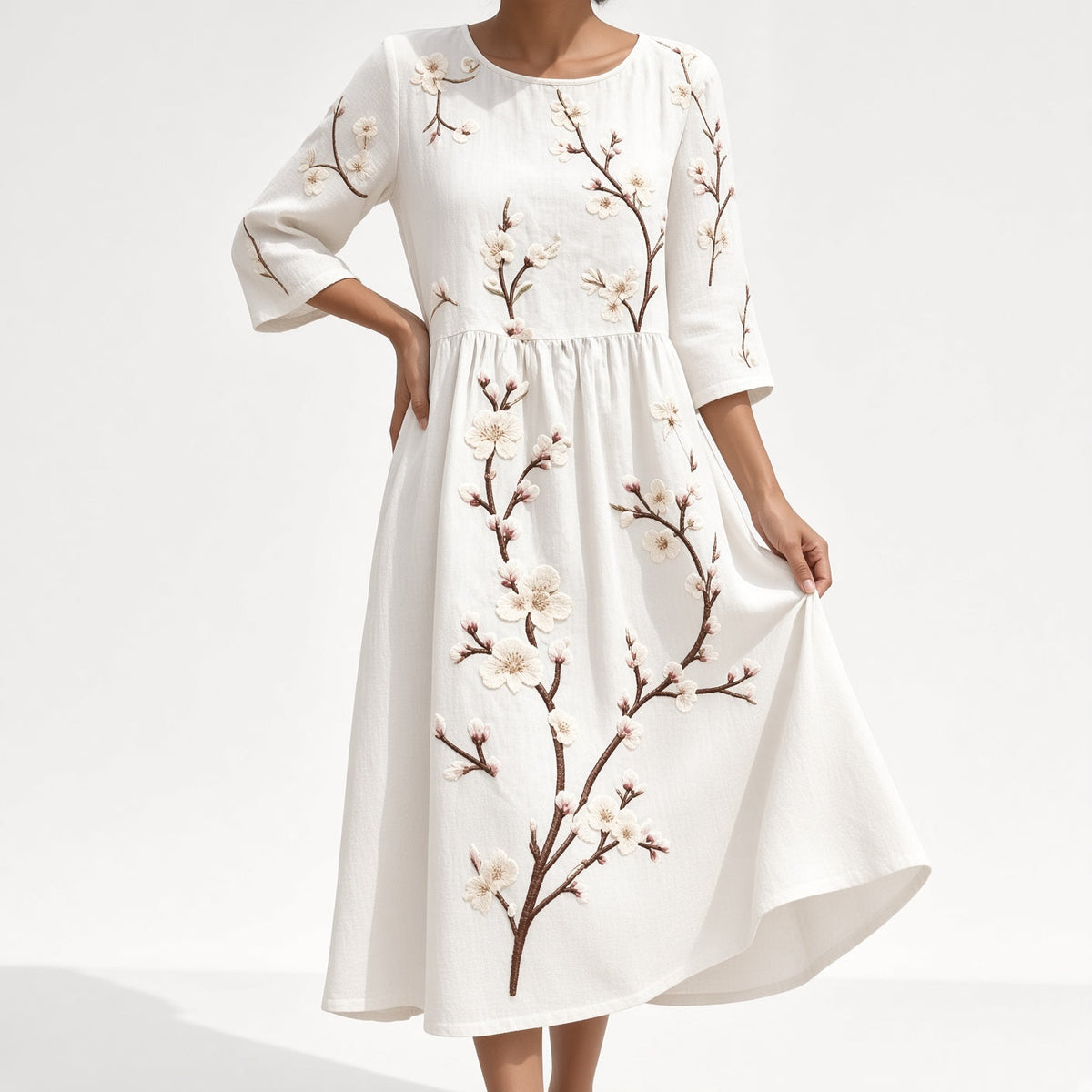 Guenièvre | Broderet bohemekjole