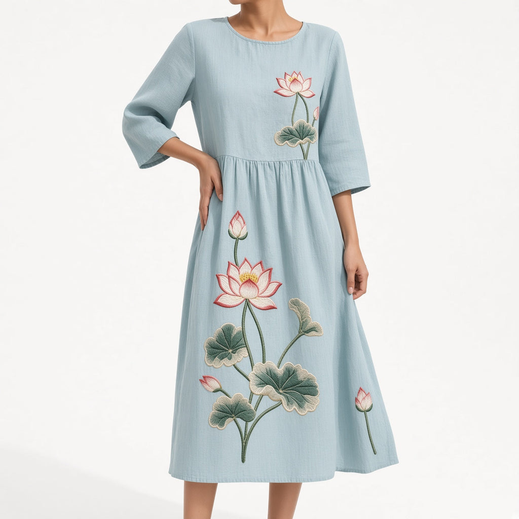 Guenièvre | Broderet bohemekjole