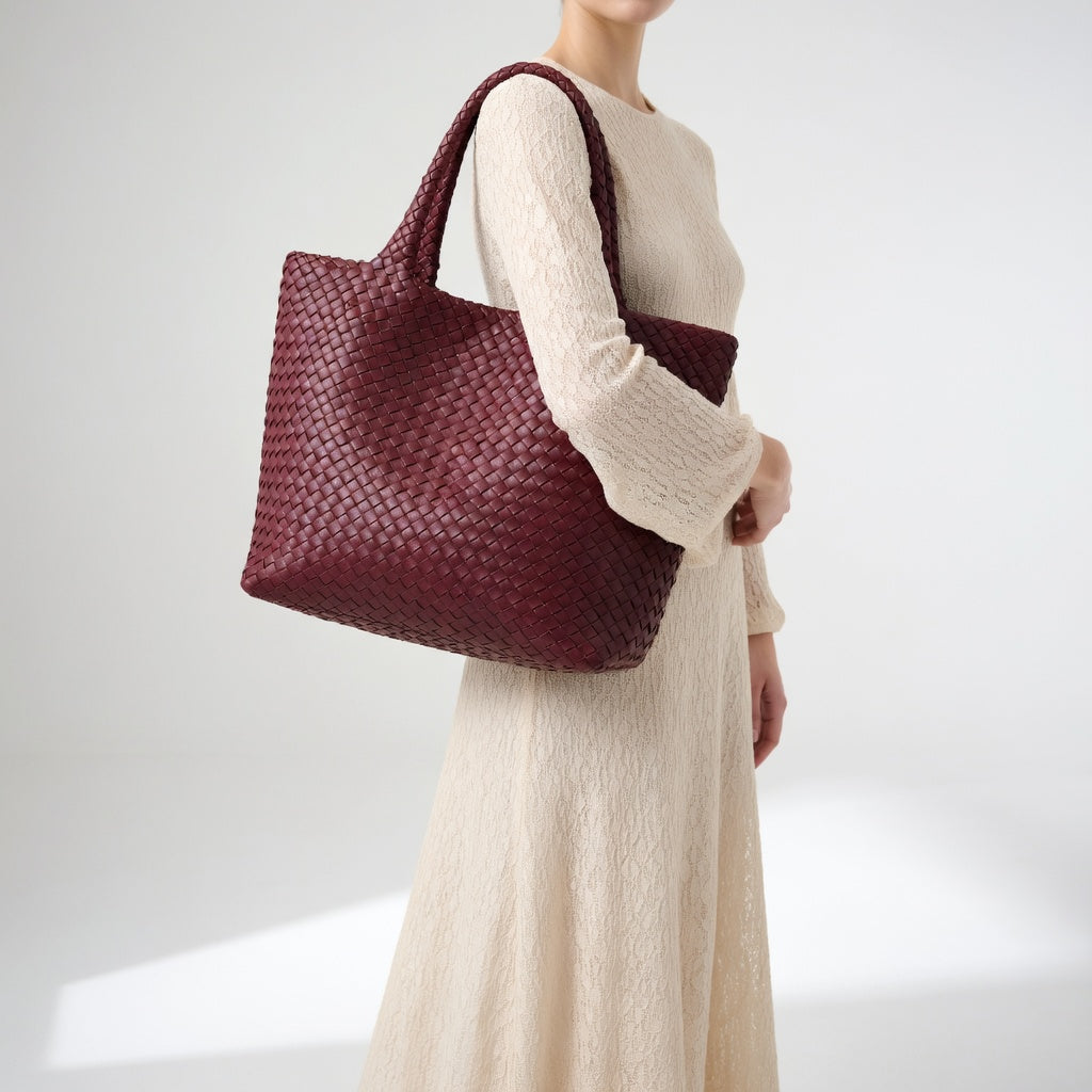 Zara | Flettet shopper med pung