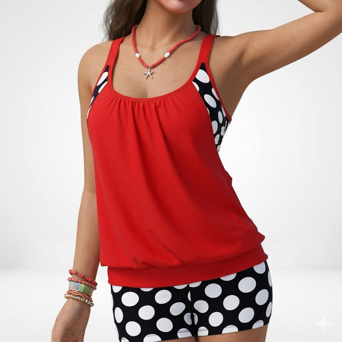 Laly | Tankini med prikker