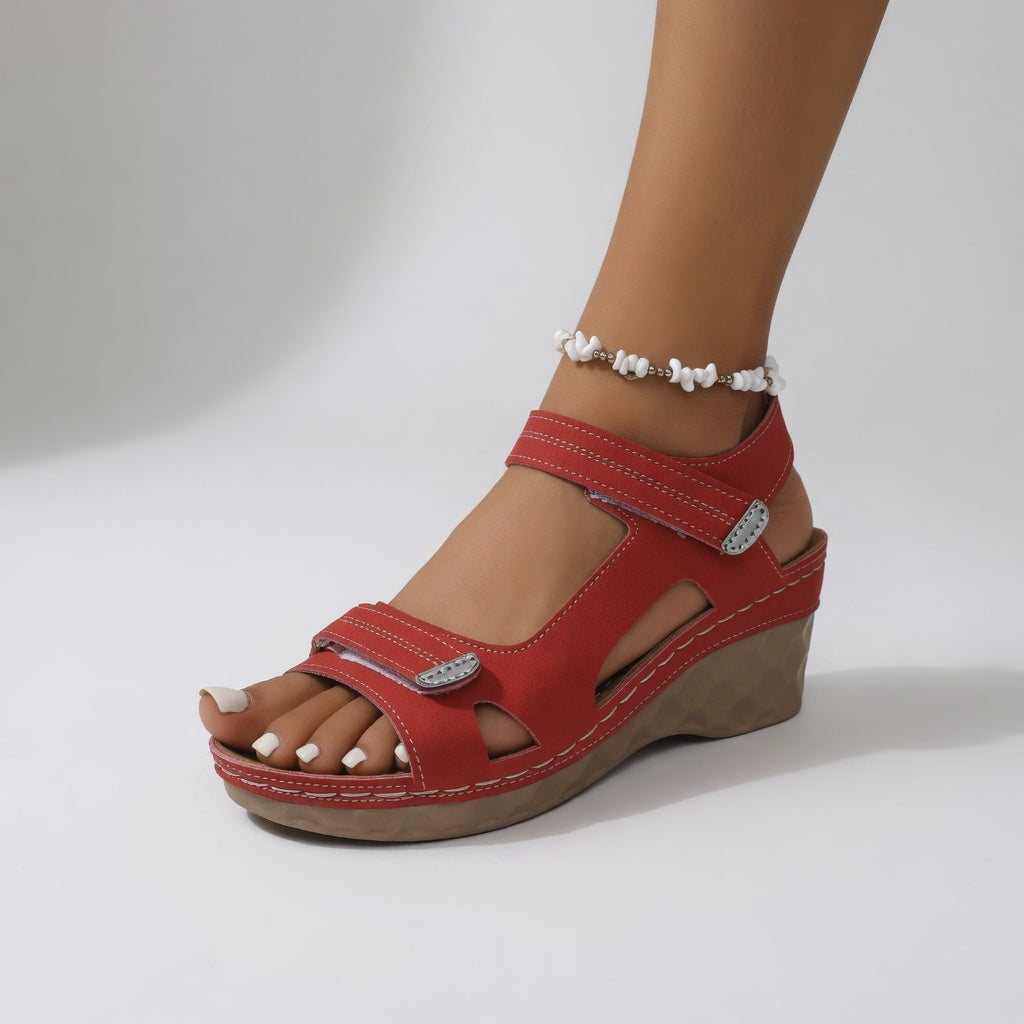 Annie | Farverige kilesandaler