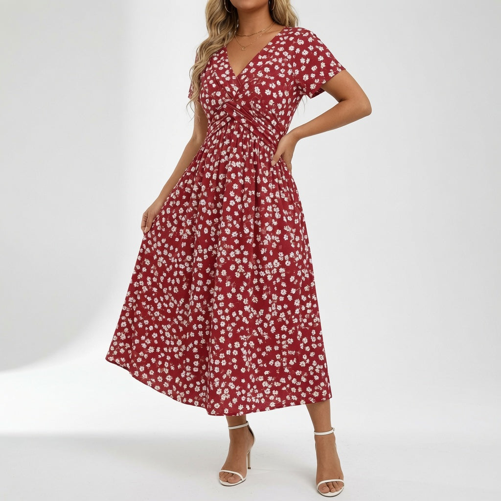 Esclarmonde | Blomstret bohemekjole