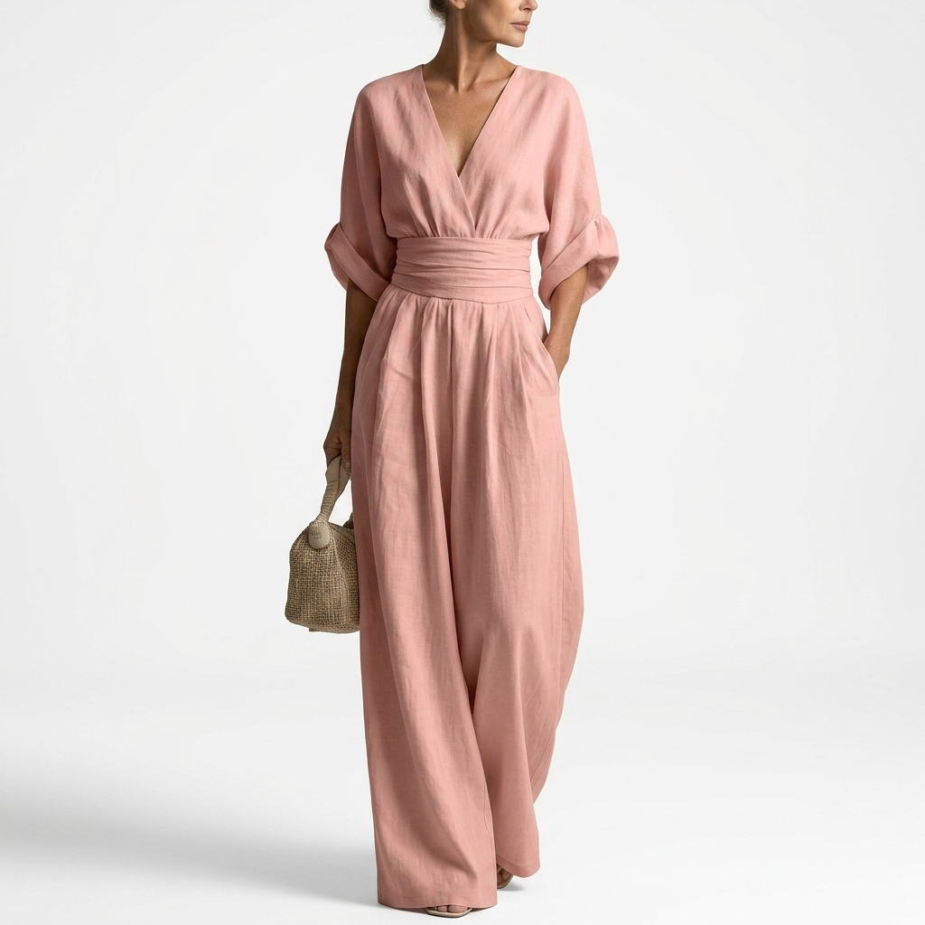 Calista | Sommerlig slå-om-jumpsuit